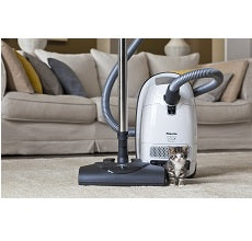 Miele Complete C3 Cat & Dog Powerline Canister Vacuum (Lotus White